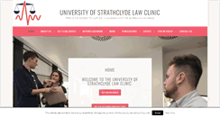 Desktop Screenshot of lawclinic.org.uk